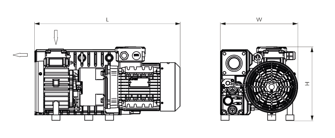 R?5 RA 0040 F旋片真空泵 R?5 RA 0040 F旋片真空泵