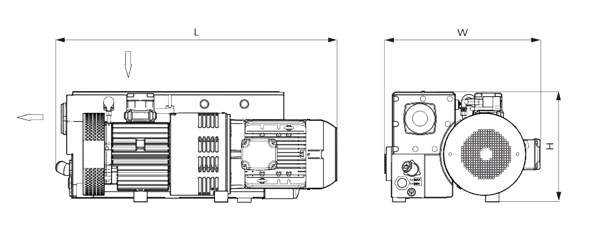 R 5 RA 0305 D旋片真空泵 R 5 RA 0305 D旋片真空泵