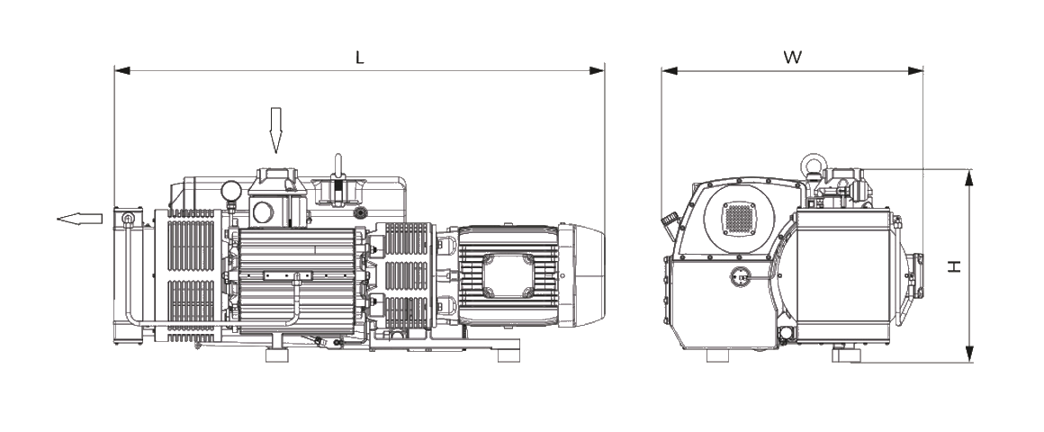 R 5 RA 0502 C旋片真空泵 R 5 RA 0502 C旋片真空泵
