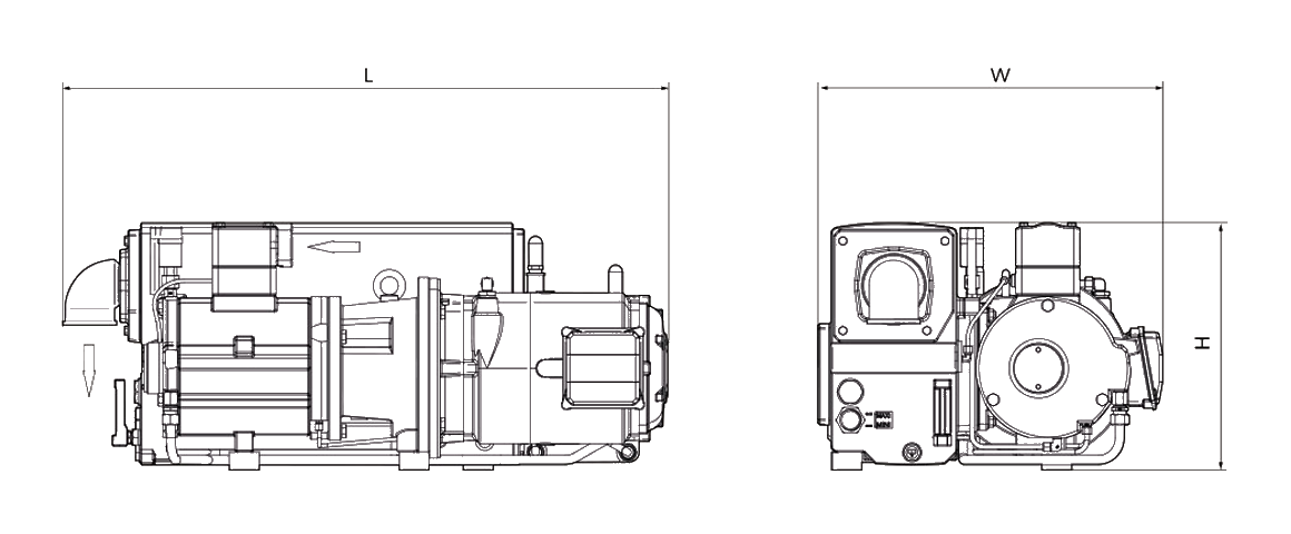 R 5 RAH 200 A旋片真空泵 R 5 RAH 200 A旋片真空泵