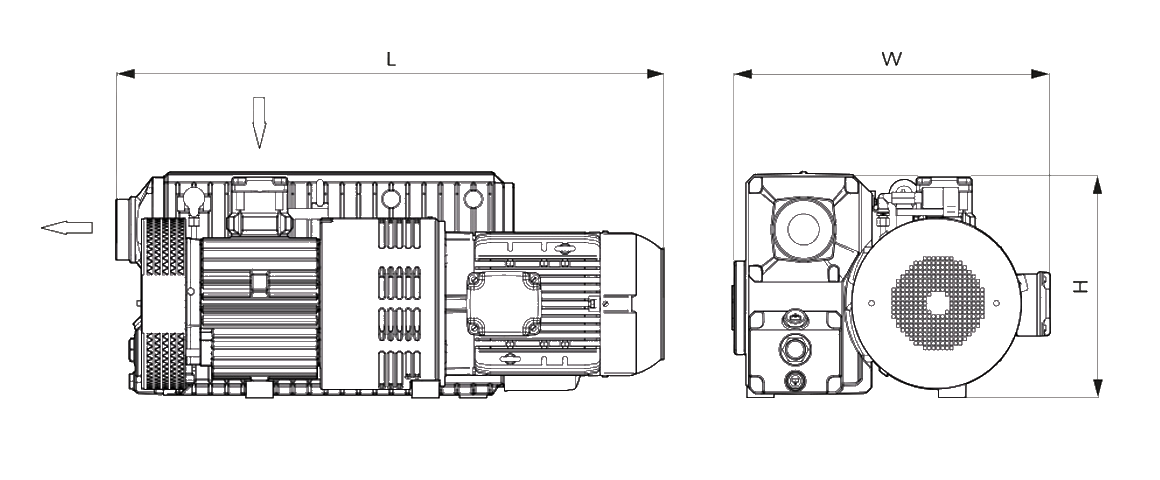 R 5 RA 0202 D旋片真空泵 R 5 RA 0202 D旋片真空泵