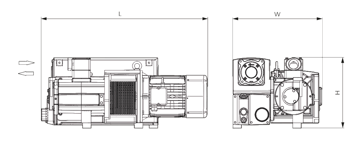 R 5 RD 0200 A旋片真空泵 R 5 RD 0200 A旋片真空泵