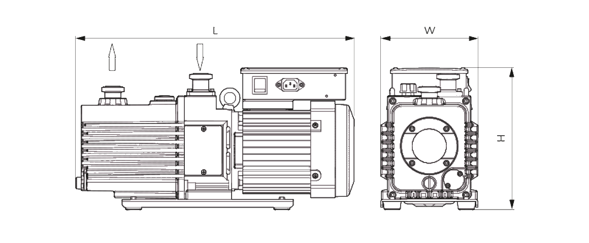 Zebra RH 0003 B雙級旋片真空泵 Zebra RH 0003 B雙級旋片真空泵
