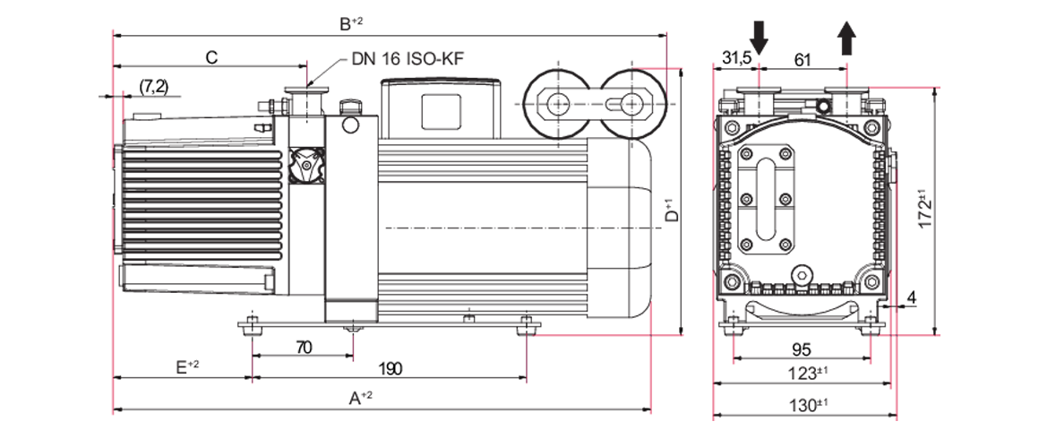 Duo 1.6雙級旋片真空泵 Duo 1.6雙級旋片真空泵