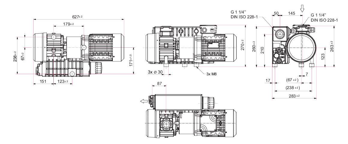 Hena 41單級旋片真空泵 Hena 41單級旋片真空泵