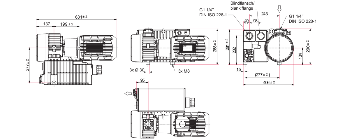Hena 61單級(jí)旋片真空泵 Hena 61單級(jí)旋片真空泵