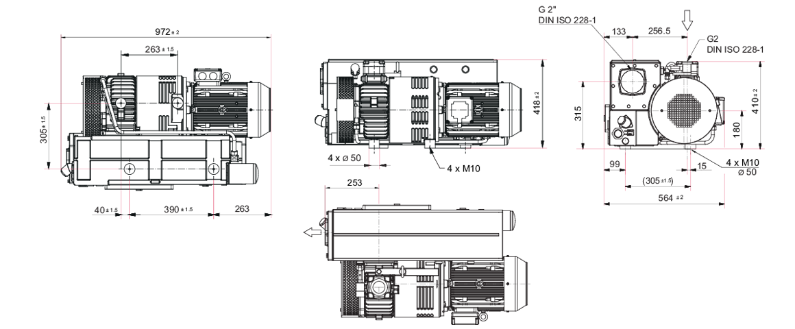 Hena 201單級旋片真空泵 Hena 201單級旋片真空泵