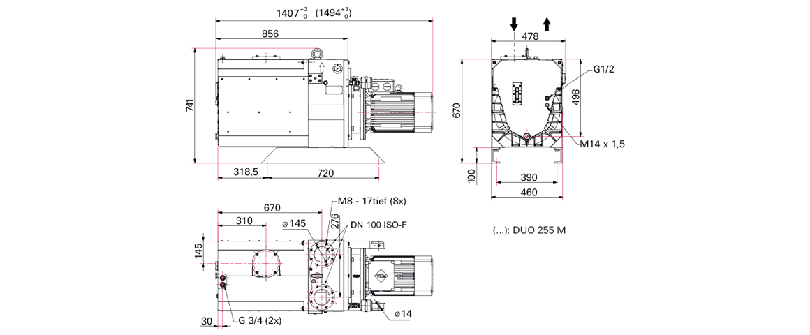 Duo 255雙級旋片真空泵 Duo 255雙級旋片真空泵