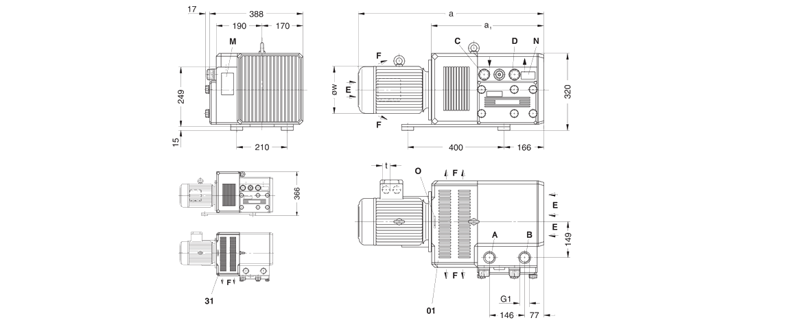 V-KTA 80干式真空泵 V-KTA 80干式真空泵