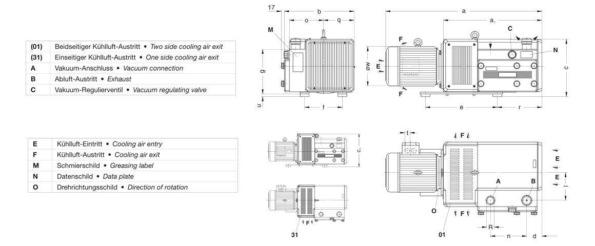 V-VTA 60干式真空泵 V-VTA 60干式真空泵