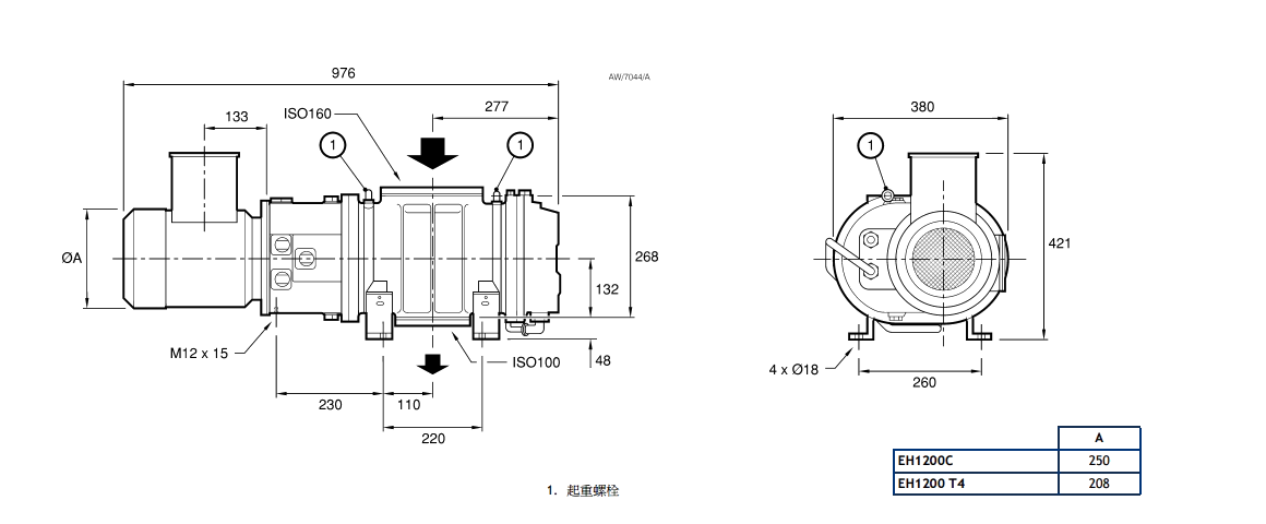 EH1200機械增壓泵 EH1200機械增壓泵