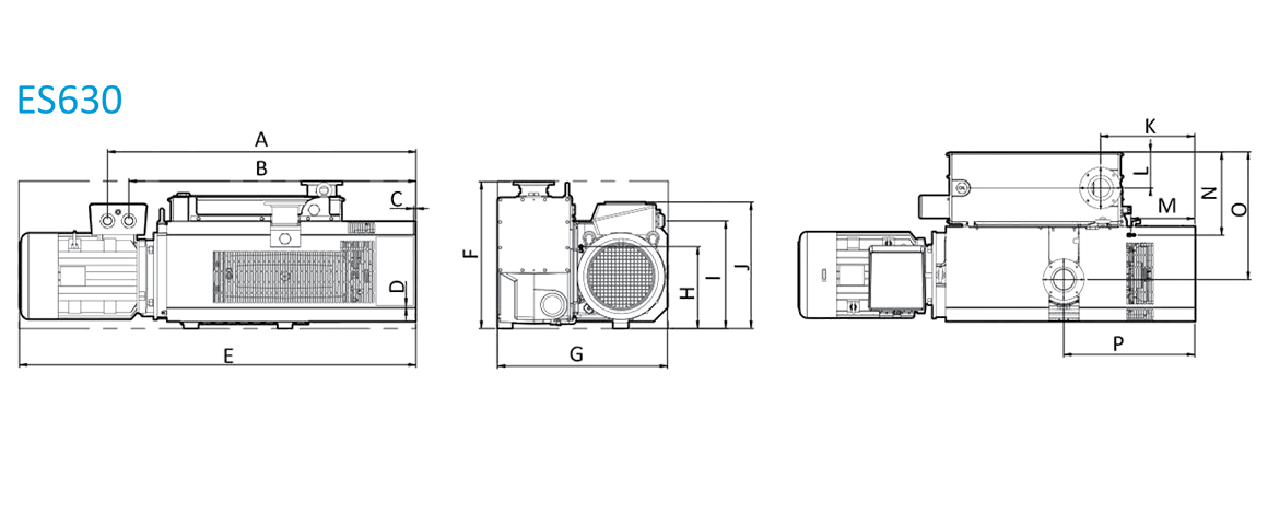 ES630單級旋片真空泵 ES630單級旋片真空泵