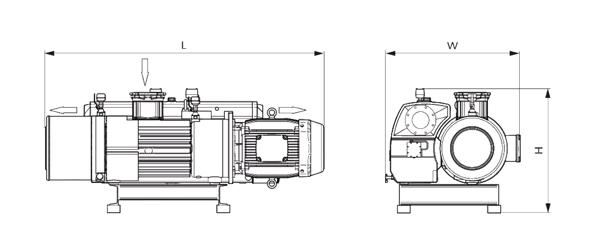 R 5 RB 1600 B旋片真空泵安裝尺寸圖.png R 5 RB 1600 B旋片真空泵安裝尺寸圖.png