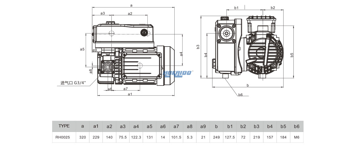 RH0025單級旋片真空泵安裝圖.jpg RH0025單級旋片真空泵安裝圖.jpg