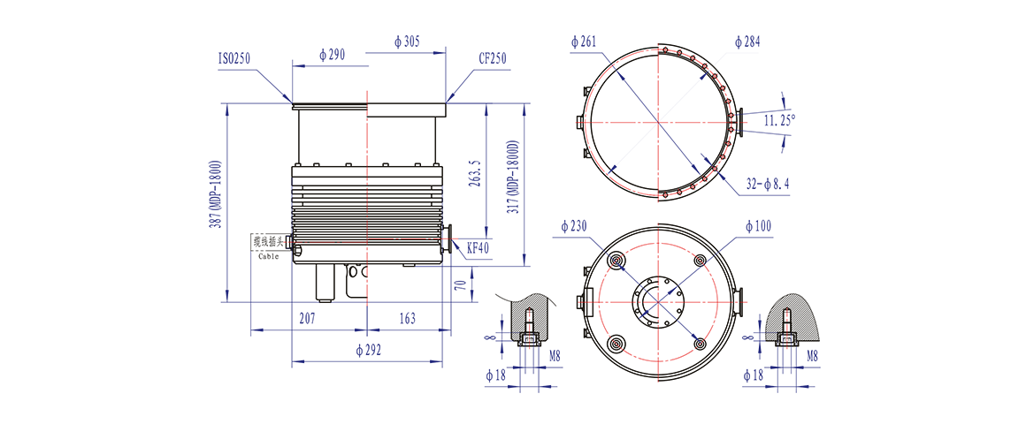 Turbo-H1800-M渦輪分子泵 Turbo-H1800-M渦輪分子泵
