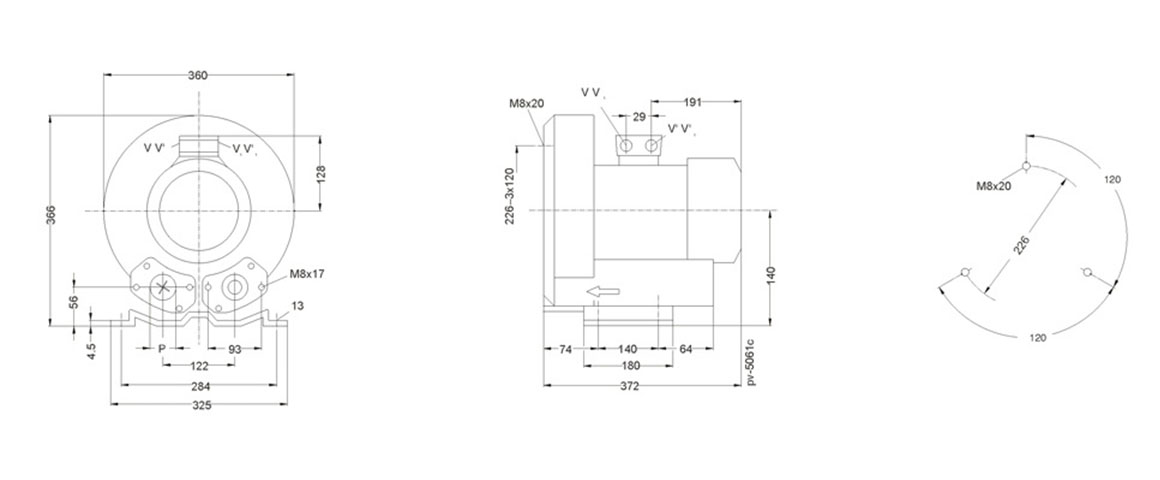 2HB 630 H06 高壓鼓風機 2HB 630 H06 高壓鼓風機