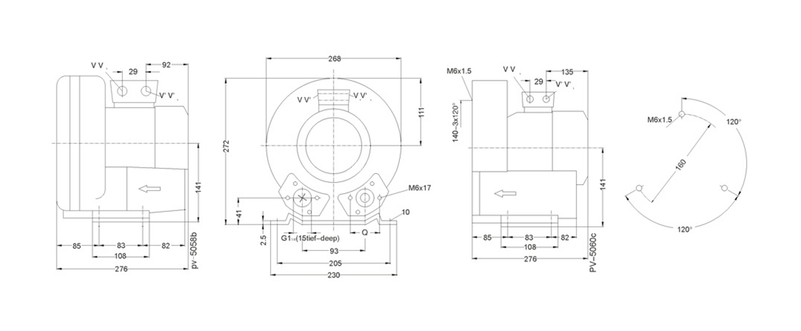 2HB 330 H06 高壓鼓風機 2HB 330 H06 高壓鼓風機