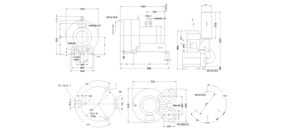 2HB 943 H47 高壓鼓風(fēng)機 2HB 943 H47 高壓鼓風(fēng)機