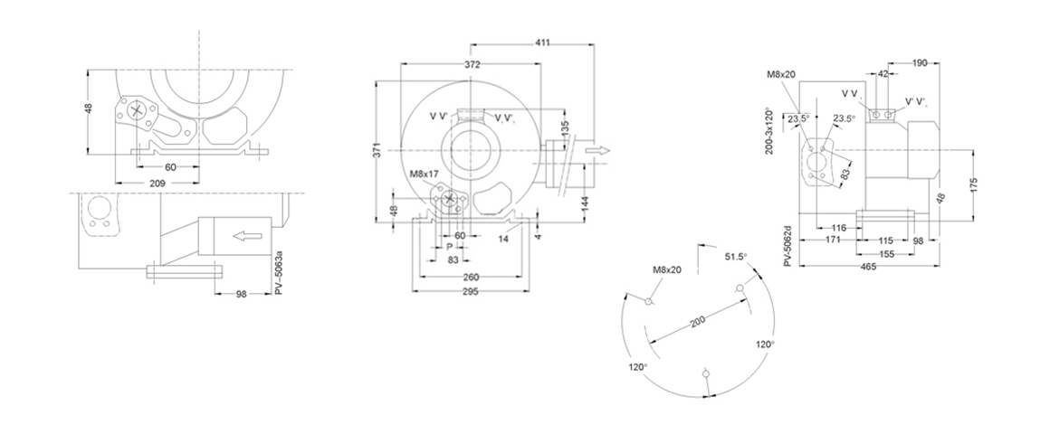 2HB 520 H46 高壓鼓風機 2HB 520 H46 高壓鼓風機